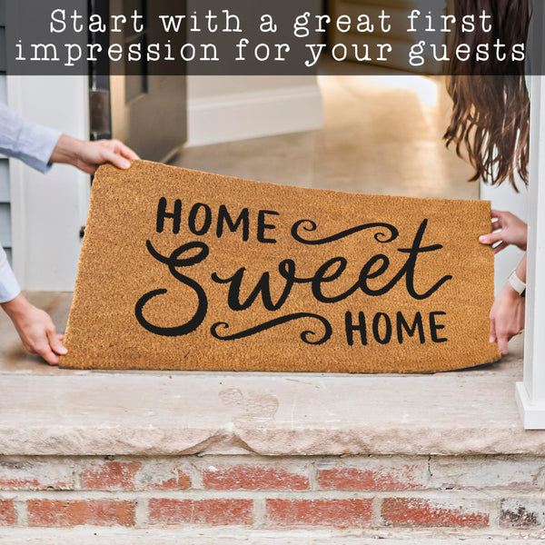 MAINEVENT Home Sweet Home Coir Outdoor Mat 