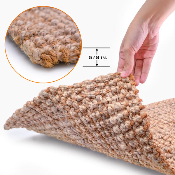 MAINEVENT Jute Outdoor Coir Doormat Mats 