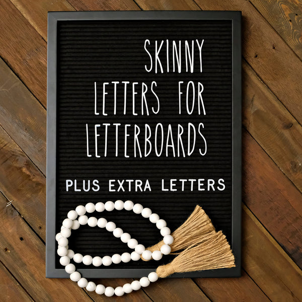MAINEVENT Letter felt board sign skinny pre cut letters 