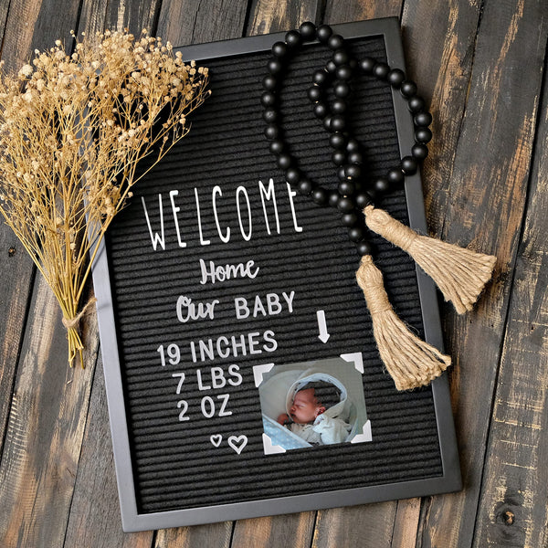 MAINEVENT Letter felt board sign skinny pre cut letters 