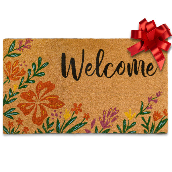 MAINEVENT Summer Spring Coir Doormat  Outdoor Mats 