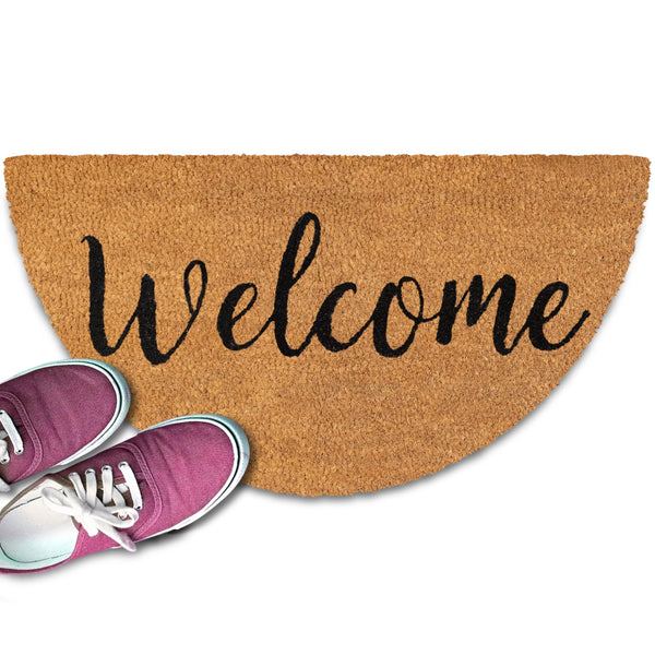 MAINEVENT Welcome-themed coir outdoor mats