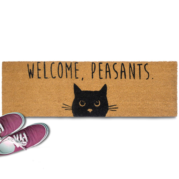 MAINEVENT cat-lover themed coir doormats funny