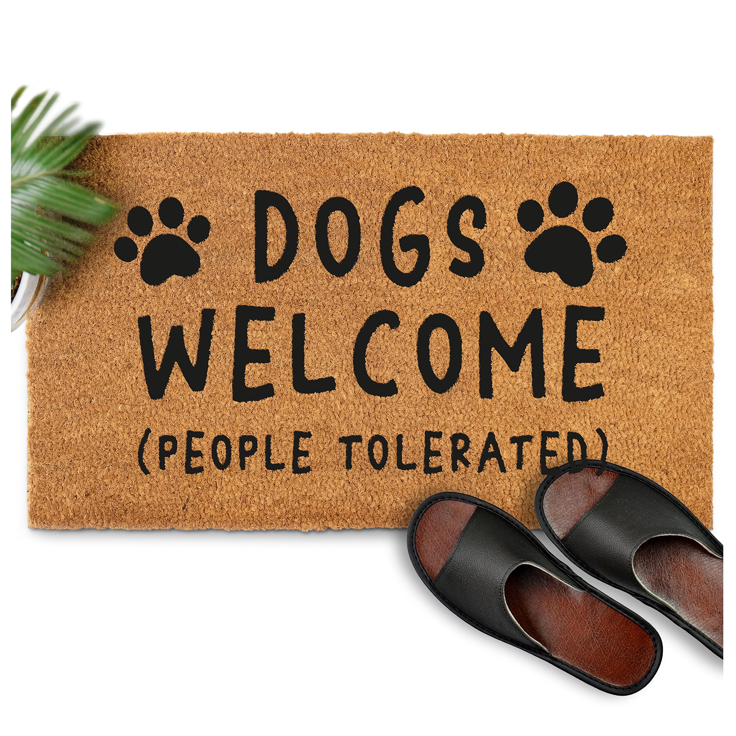 MAINEVENT dog-lover themed coir doormats outdoor mats funny mats 