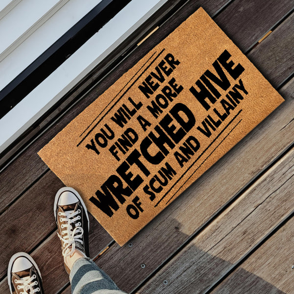 MAINEVENT wretched hive star wars coir outdoor mat 