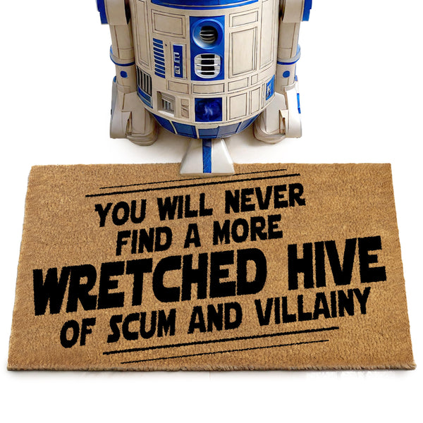 MAINEVENT wretched hive star wars coir outdoor mat 