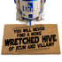 MAINEVENT wretched hive star wars coir outdoor mat 