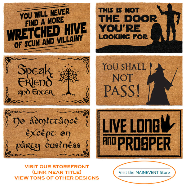 This is the way Star Wars Coir Door Mat Collection 