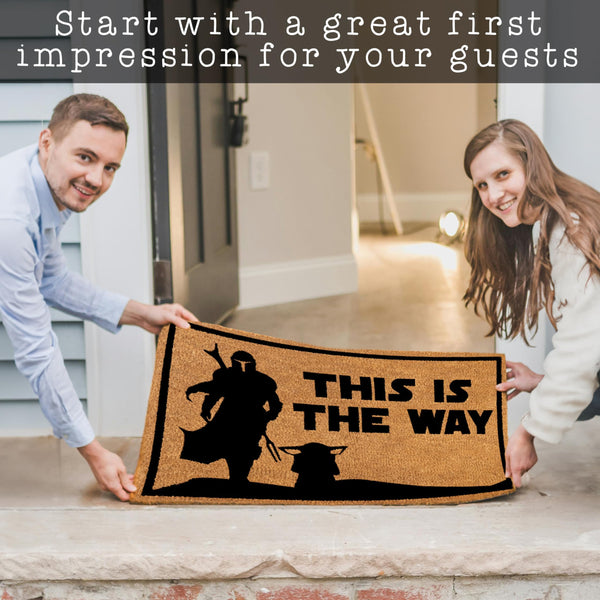 This is the way Star Wars Coir Door Mat Collection 