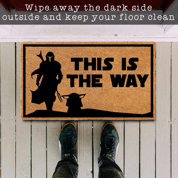 This is the way Star Wars Coir Door Mat Collection 