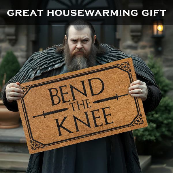 bend the knee coir door mat doormat mats nonslip mats 