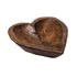 Wooden Decorative Dough Bowl (Heart or Elongated) (White or Brown)