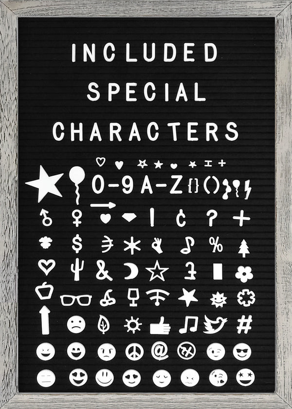 farmhouse rustic letter board felt board announcement 