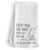 Sometimes I Wet My Plants Kitchen Towel 18x24 Inch, Funny Kitchen Towel With Saying