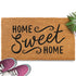 home sweet home coir outdoor rug mat