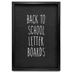 Barker Creek Letter Pop-Outs, 4 Black Tie Affair, Classy Black Designer  Letters for Bulletin Boards, Breakrooms, Reception Areas, Signs, Displays