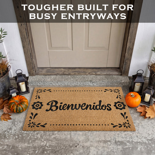 Bienvenidos Door Mat 30x17 Inch