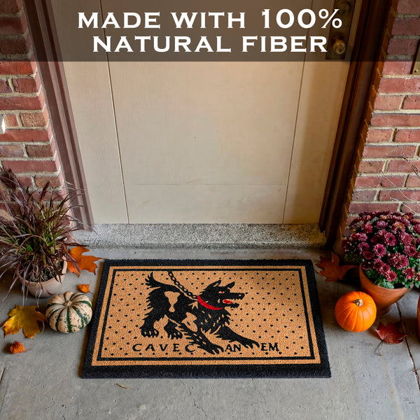 Cave Canem Dog Door Mat 30x17 Inch