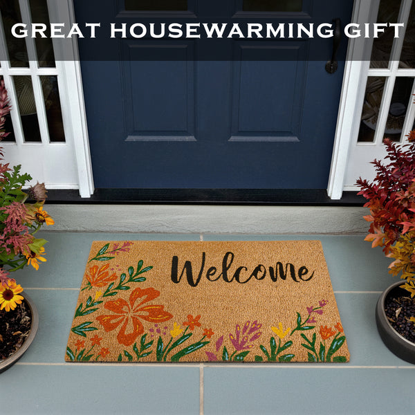 Flowers Doormat 30x17 Inch