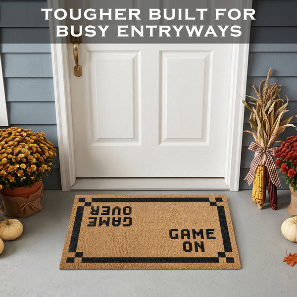 Game Over Door Mat 30x17 Inch
