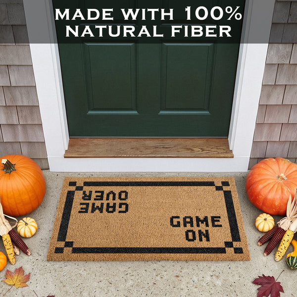 Game Over Door Mat 30x17 Inch