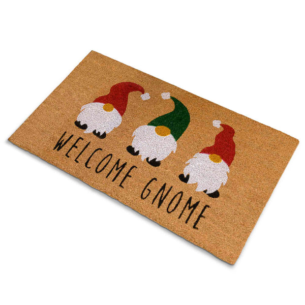 mats, welcome mats, winter, gnome, christmas, xmas themed mats, holiday, thanksgiving