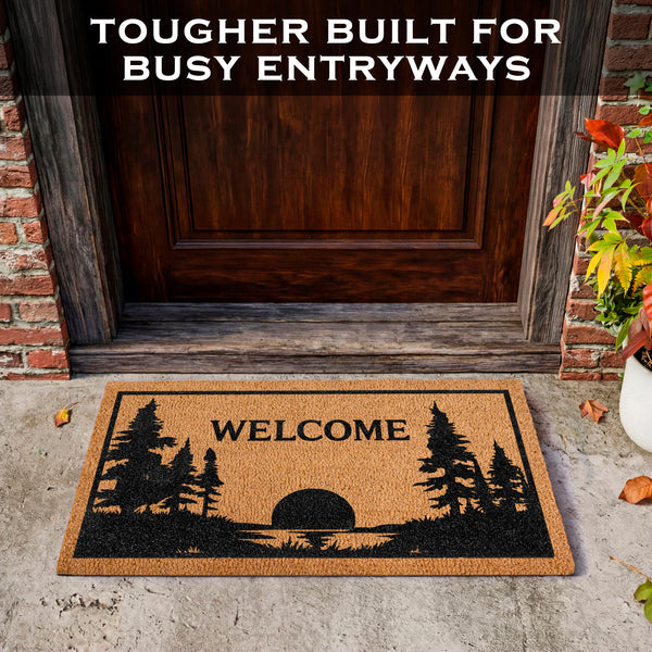 Lake House Cabin Door Mat 30x17 Inch