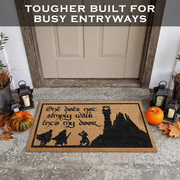 One Does Not Simply Walk to My Door Mat 30x17 Inch