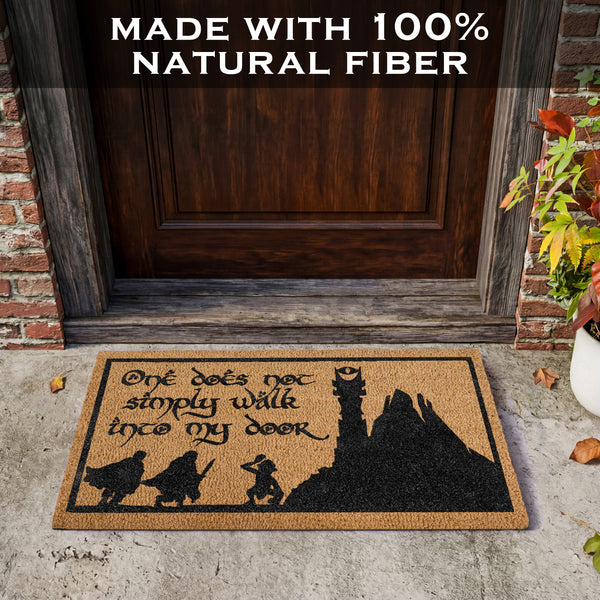 One Does Not Simply Walk to My Door Mat 30x17 Inch