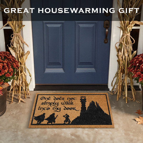 One Does Not Simply Walk to My Door Mat 30x17 Inch