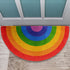 MAINEVENT Rainbow Halfmoon Doormat