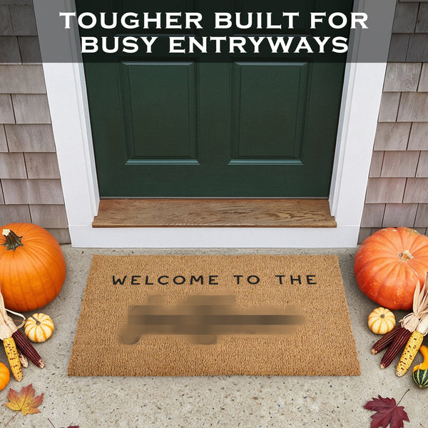 MAINEVENT Welcome to the Shitshow Door Mat Outdoor Welcome Mat for Front Door