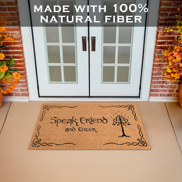 Speak Friend and Enter Doormat 48x24 Inch
