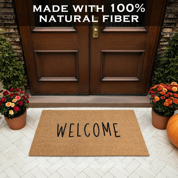 Welcome Long Door Mat 48x24 Inch