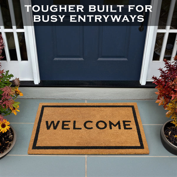 Welcome Door Mat 30x17 Inch Bold