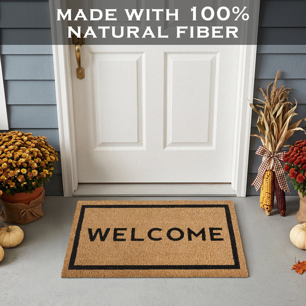 Welcome Door Mat 30x17 Inch Bold
