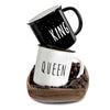 King and Queen Mugs Set of 2