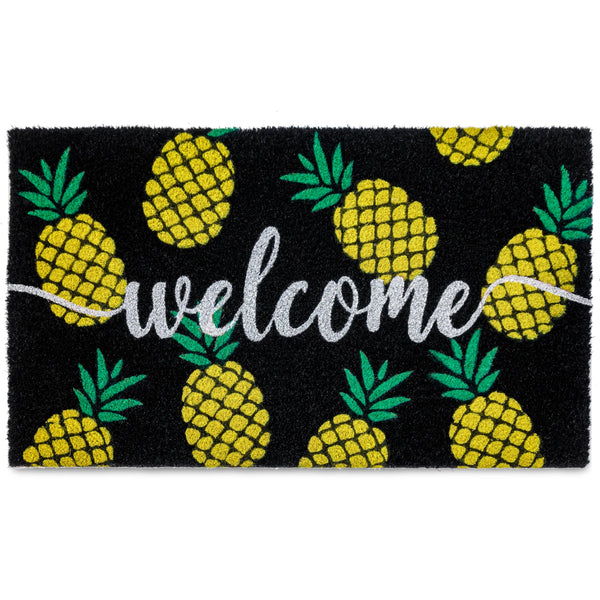 pineapple summer coir outdoor mat rug 