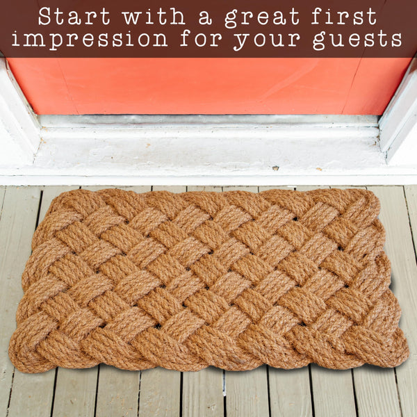 plain rope mat rug outdoor rug 