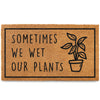 Sometimes I Wet My Plants Welcome Mat 30x17 Inch
