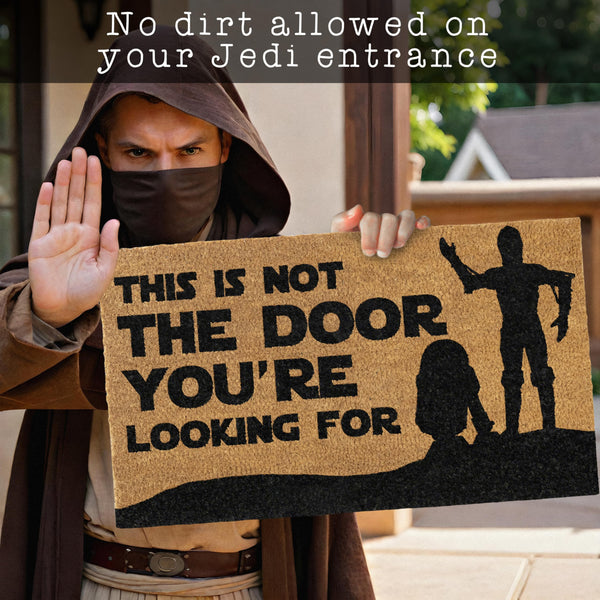 star wars coir door mat funny 