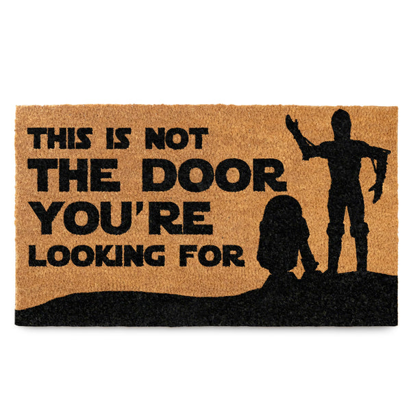 star wars coir door mat funny 