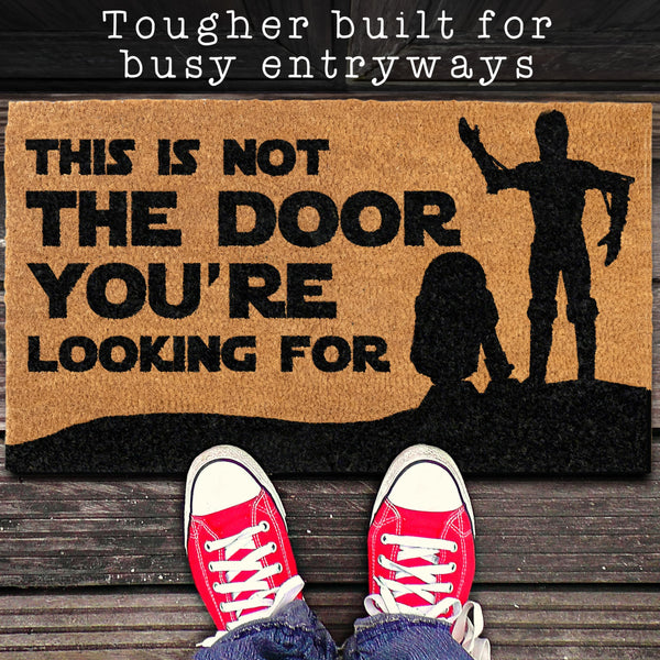 star wars coir door mat funny 