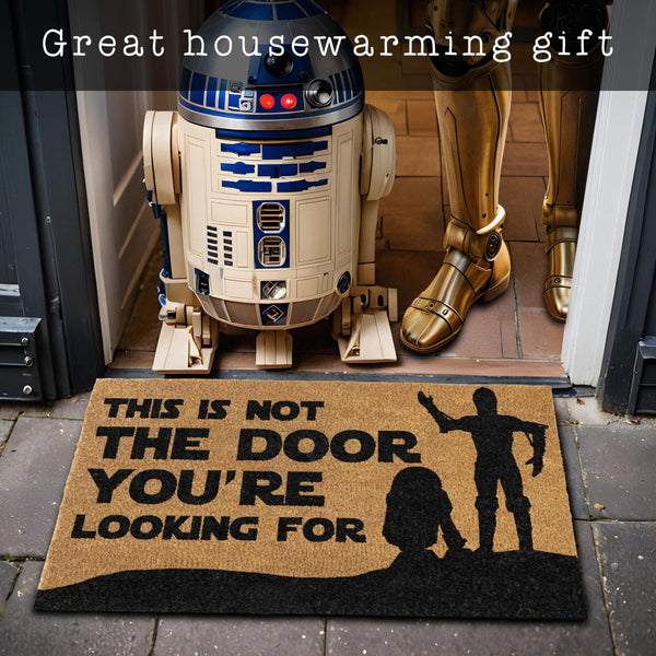 star wars coir door mat funny 
