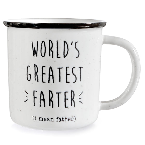 MAINEVENT world's greatest farter funny ceramic coffee mug 