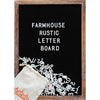 Black 12x17 Barnwood Frame Farmhouse Shabby Chic Rustic Letter Board