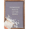 Grey 12x17 Barnwood Frame Farmhouse Shabby Chic Rustic Letter Board