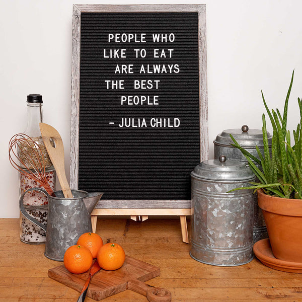 felt letter board with letters numbers 12x17 inch black