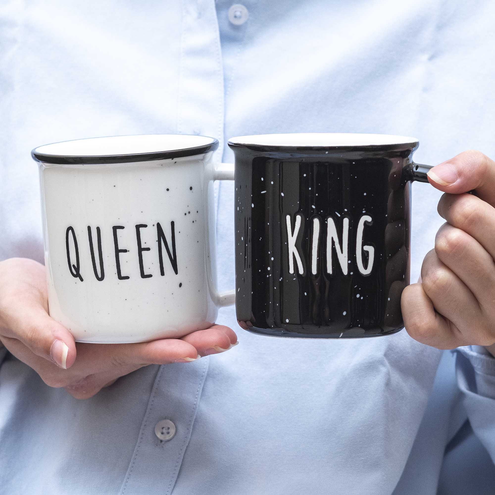 King & Queen Mug Set