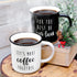 Let's Make Coffee Together /  For the Rest of our Lives Couple Mug Set of 2
